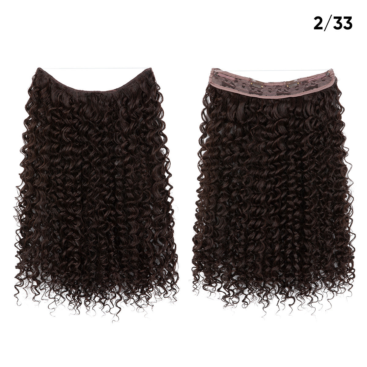 (Limited Edition)  Invisible Curly Hallo® Hair Extensions