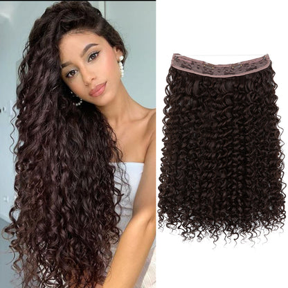 (Limited Edition)  Invisible Curly Hallo® Hair Extensions