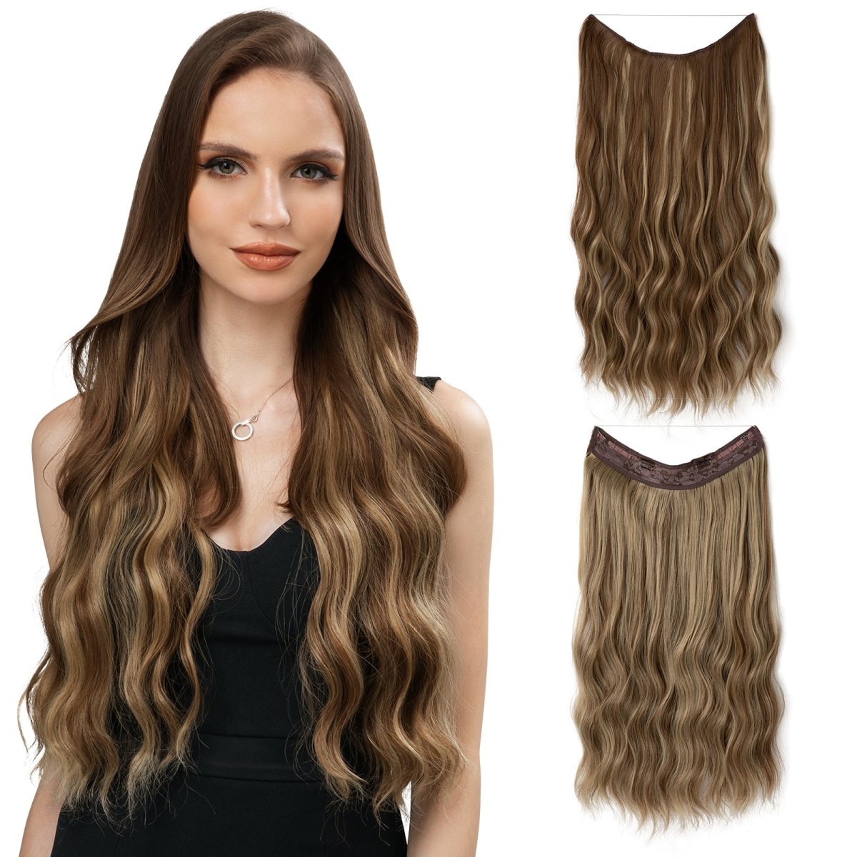 Secret Hair Hallo 2.0 Hair Extensions Ash Brown/Beach Blonde