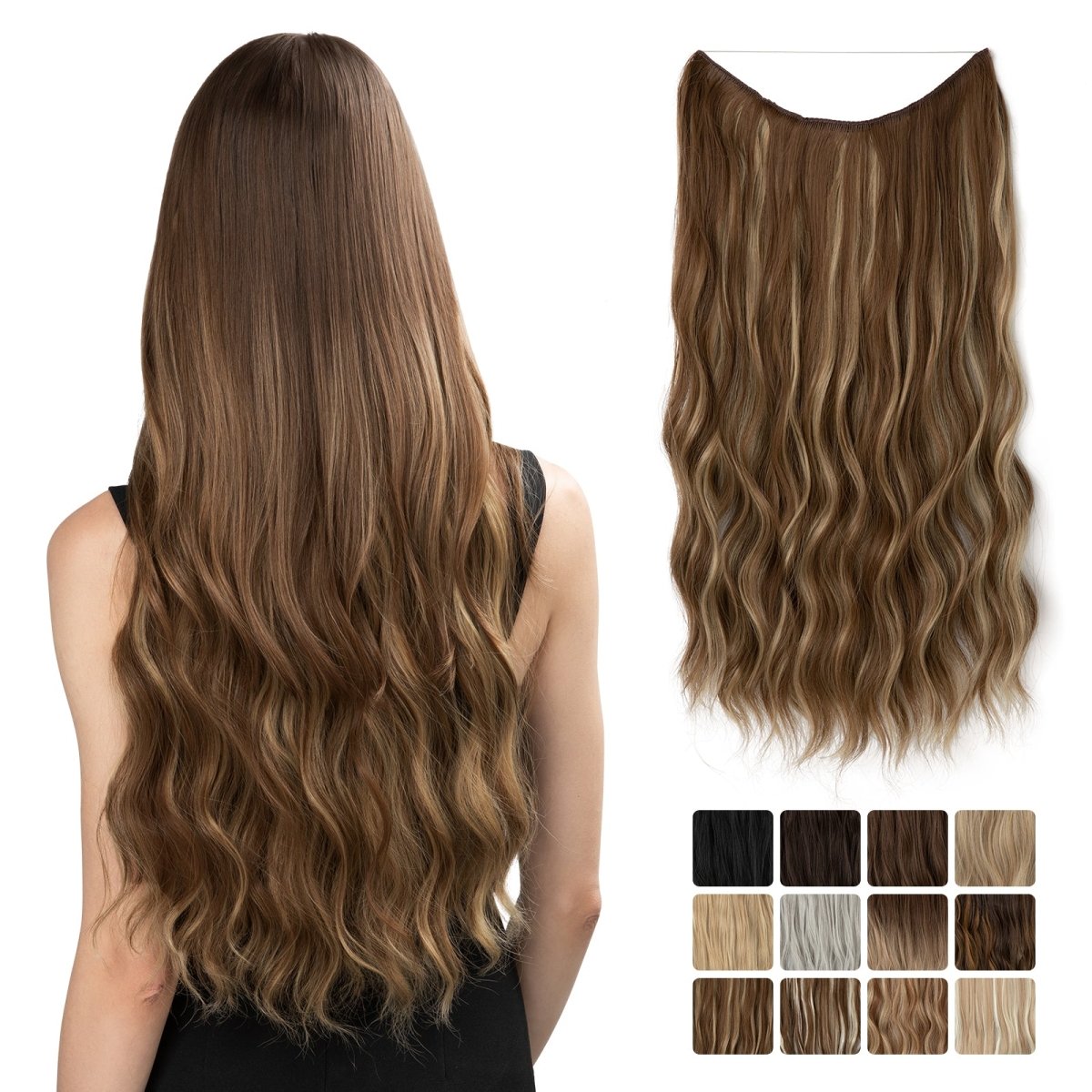 Secret Hair Hallo 2.0 Hair Extensions Brown To Ash Blonde