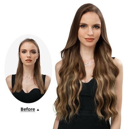 Secret Hair Hallo 2.0 Hair Extensions Dark Brown