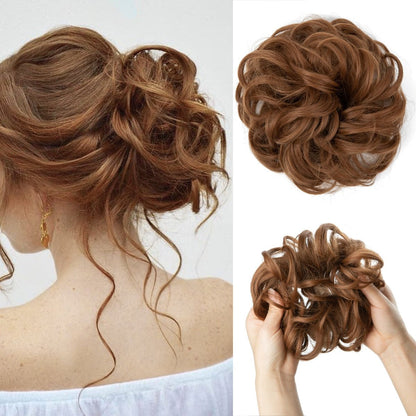 Invisible Hair Instant Curly Messy Bun