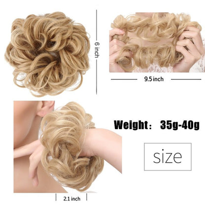 Invisible Hair Instant Curly Messy Bun