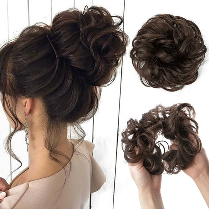 Invisible Hair Instant Curly Messy Bun