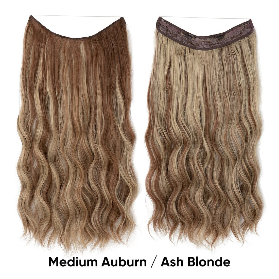 Secret Hair Hallo 2.0 Hair Extensions Medium Auburn/Ash Blonde