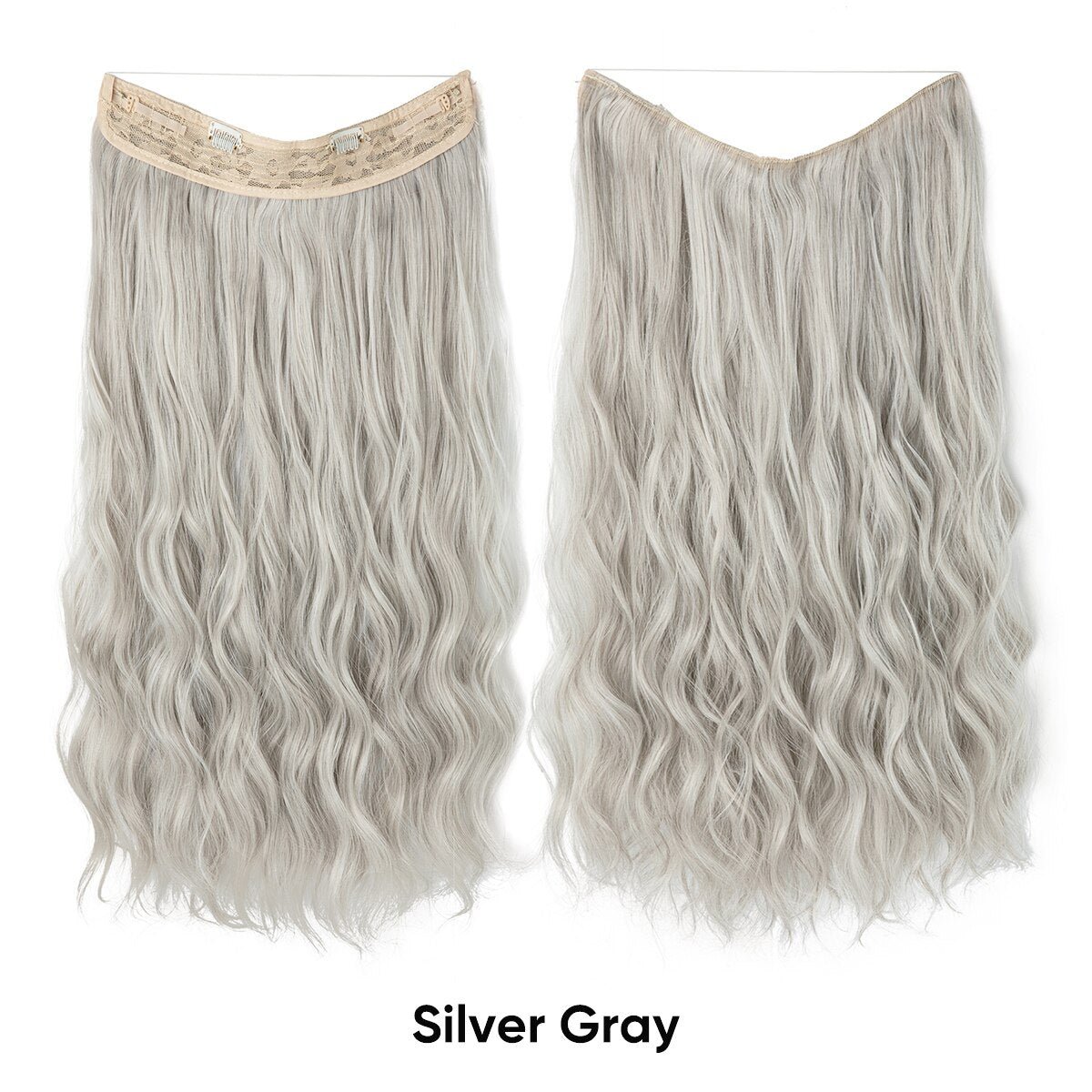 Secret Hair Hallo 2.0 Hair Extensions Silver Gray