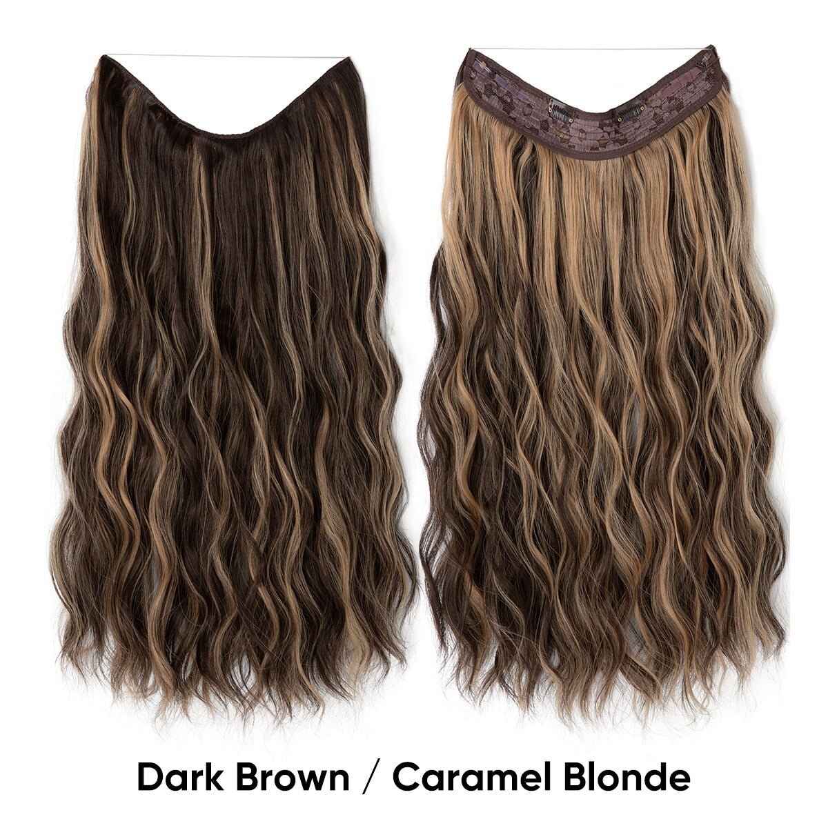 Secret Hair Hallo 2.0 Hair Extensions Dark Brown/Caramel Blonde