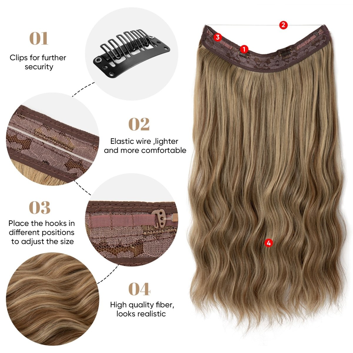 Invisible Secret Hallo 2.0 Hair Extensions