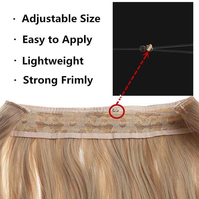 Secret Hair Invisible Hallo Straight Hair Extensions